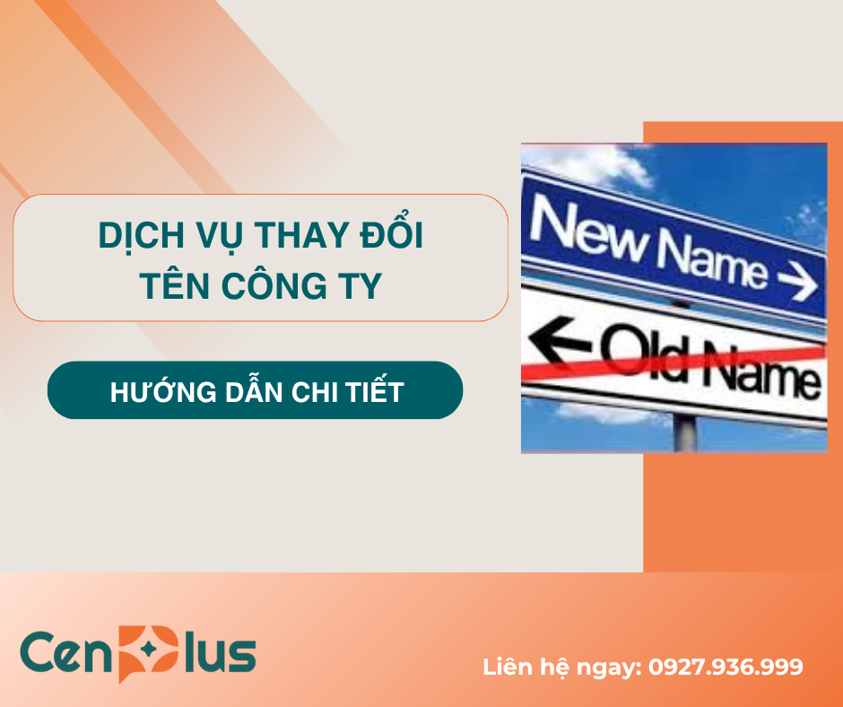 Thay đổi tên công ty