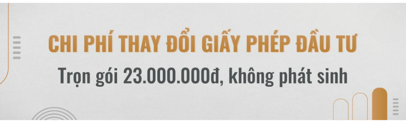 Điều chỉnh giấy chứng nhận đầu tư